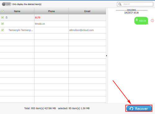 How to Recover Deleted Messages on iPhone Picture 4