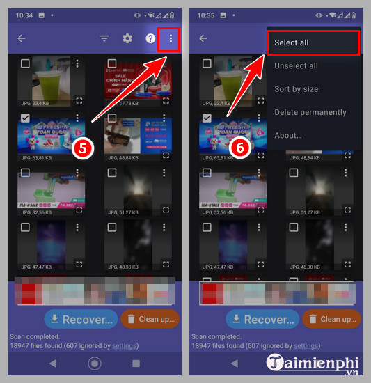 How to recover deleted photos on Zalo iPhone, Android Picture 4