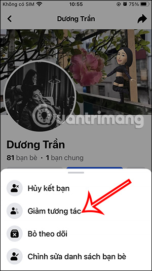 Picture 2 of How to reduce friend interaction on Facebook without unfriending.
