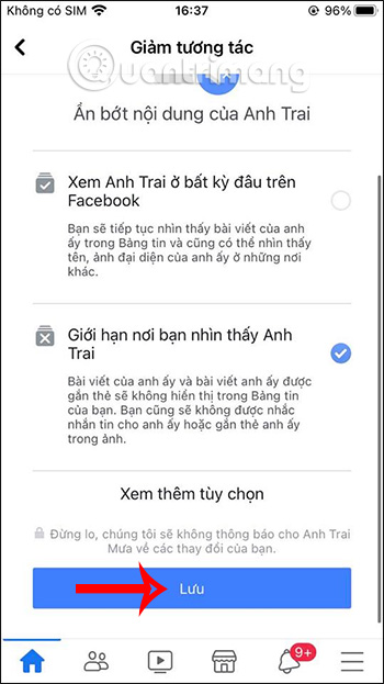 Picture 4 of How to reduce friend interaction on Facebook without unfriending.