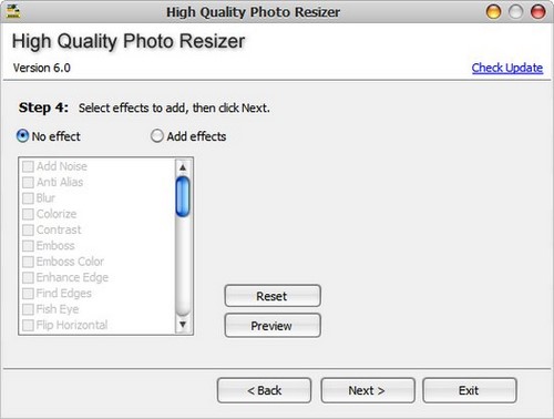 How to reduce photo size in batches with High Quality Photo Resize Picture 6