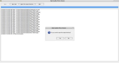 How to reduce photo size in batches with High Quality Photo Resize Picture 8