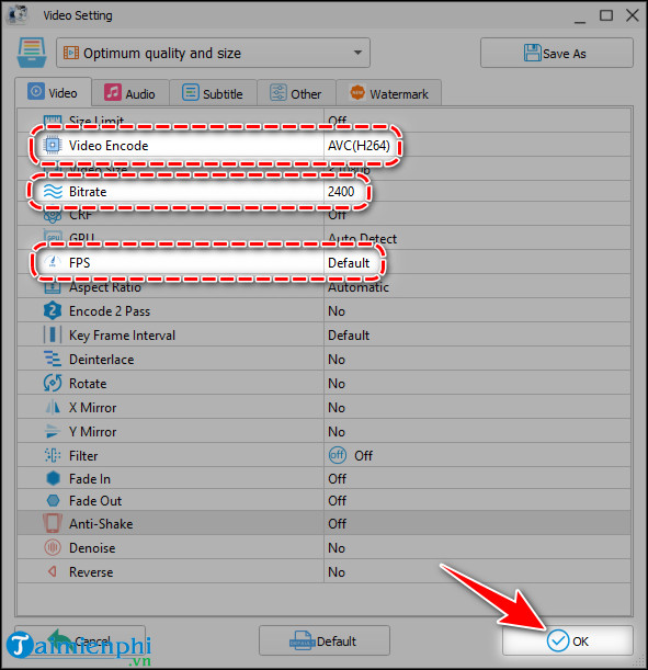 Picture 4 of How to reduce video file size using Format Factory on a computer.