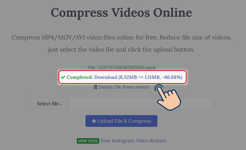 How to reduce video size but keep quality Picture 9