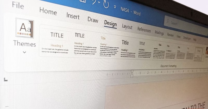 images 1 of How to reformat a Word document using the Design tab