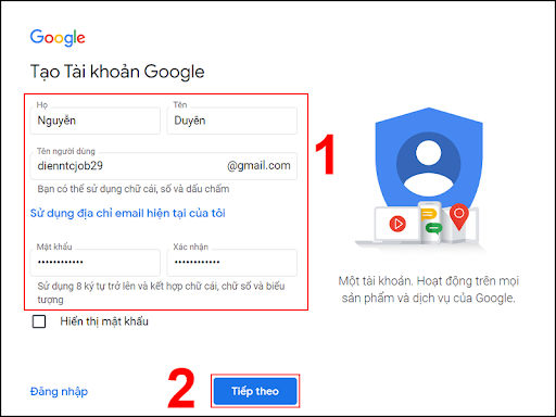 Picture 4 of How to Register a New Gmail, Create a Gmail, Create a Gmail Account