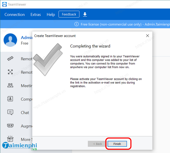 Picture 5 of How to register and create a new free Teamviewer account (latest method)