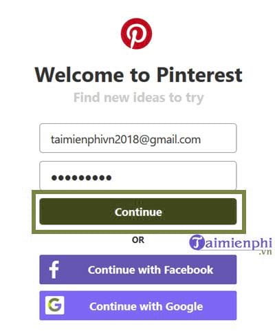 Picture 3 of How to register for Pinterest and create an account.