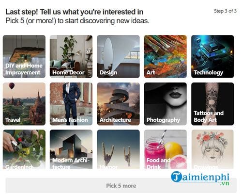 Picture 6 of How to register for Pinterest and create an account.