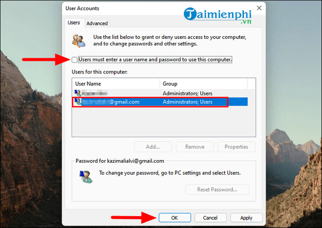 Picture 3 of How to remove a Windows 11 computer password