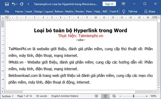 How to remove all Hyperlinks in Word fastest Picture 5