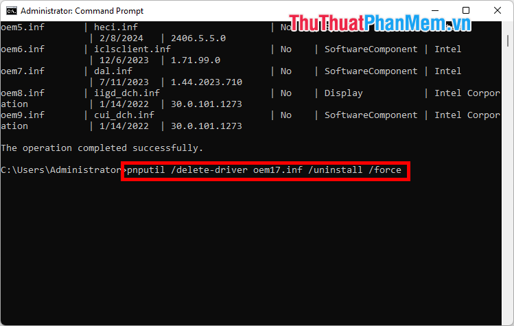 How to remove driver, delete driver in Windows 10, 11 Picture 16