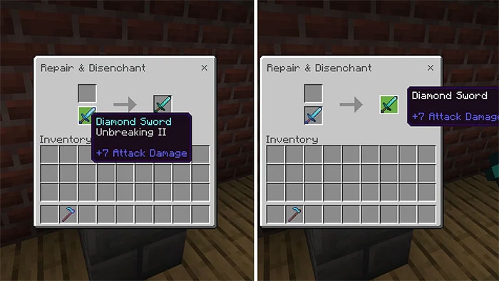 images 1 of How to remove enchantments in Minecraft