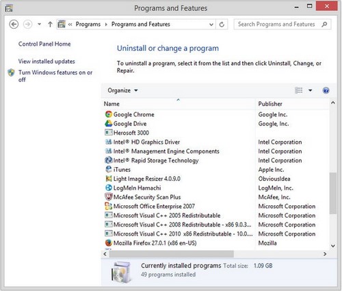 How to remove programs on Windows 10, 8.1/8, 7, Vista, XP computers Picture 9