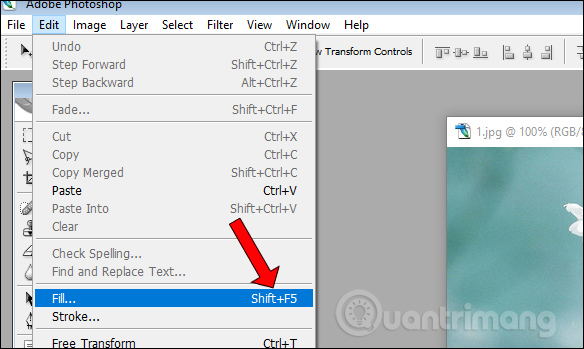 Picture 4 of How to remove text from an image using Photoshop - Using the text removal tool