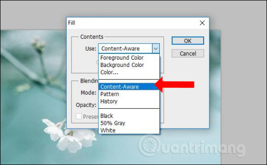 Picture 5 of How to remove text from an image using Photoshop - Using the text removal tool