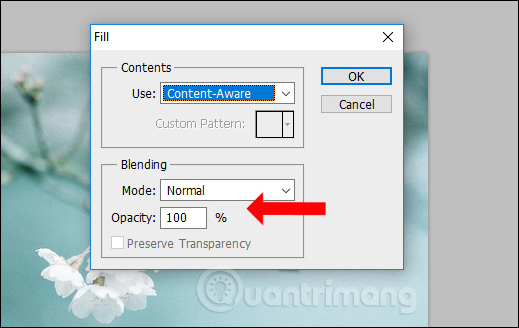 Picture 6 of How to remove text from an image using Photoshop - Using the text removal tool