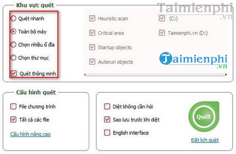 Picture 3 of How to remove viruses using BKAV, using BKAV software.