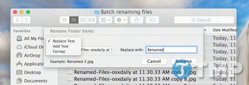 Picture 4 of How to rename files in bulk using Finder on Mac OS X