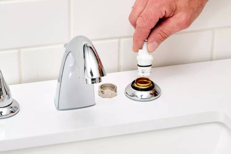 How to fix a leaky two-handle faucet Picture 5