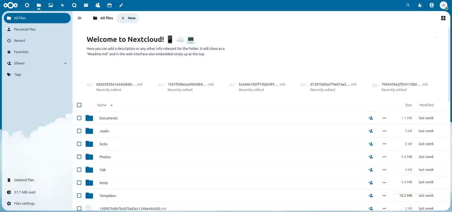 How to Replace Google Drive with Self-Hosted Cloud Service Nextcloud Picture 5