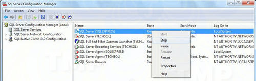 Picture 2 of How to reset a lost SA password on SQL Server