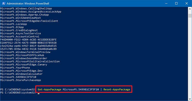 How to reset applications on Windows computers Picture 7