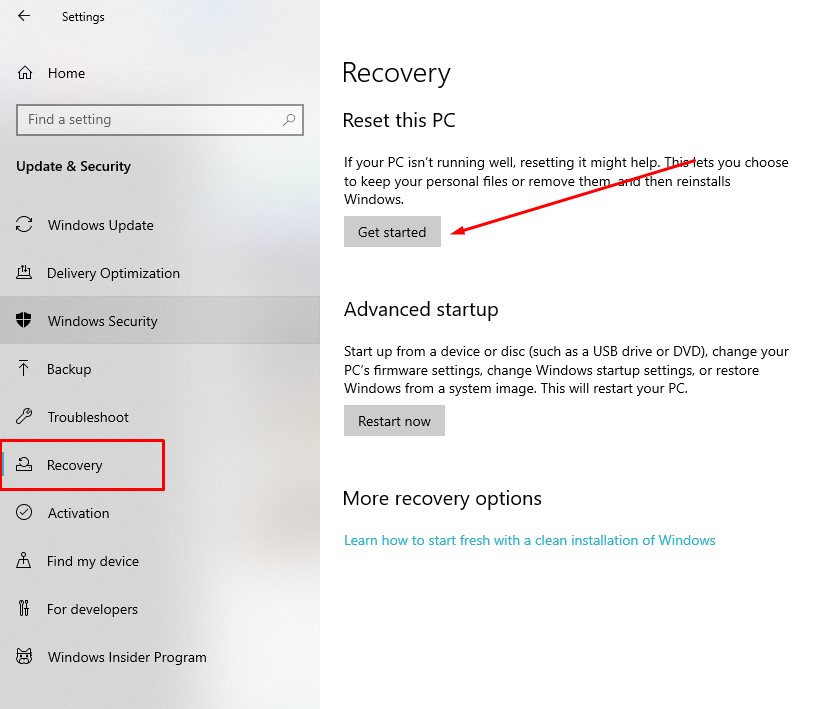 How to reset Dell laptop to original state when encountering problems Picture 3