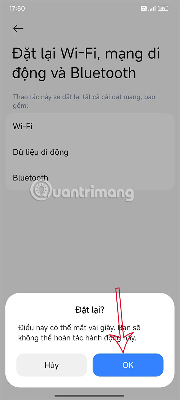 How to reset network settings on Android Picture 4