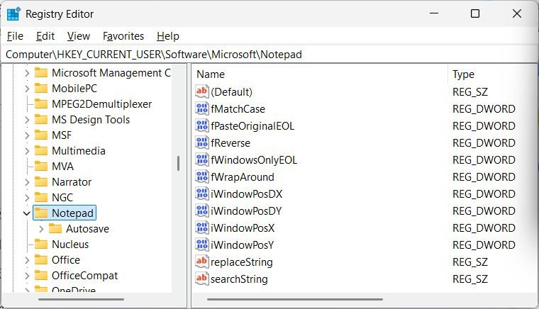 How to reset Notepad to its original default settings. Picture 5