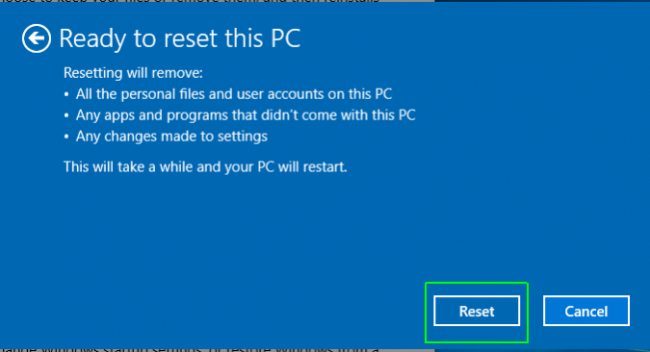 How to Reset Windows 10, 7 Simply and Without Losing Data Picture 5