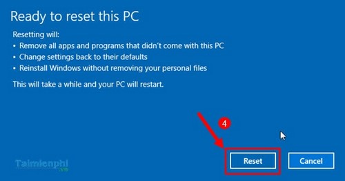 Picture 4 of How to reset Windows 10 and restore factory settings quickly.