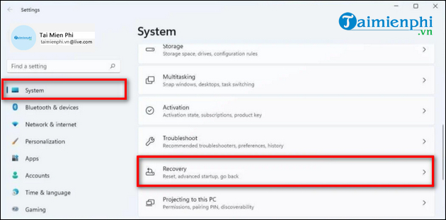 How to reset Windows 11, reinstall Windows 11 to its original state Picture 1