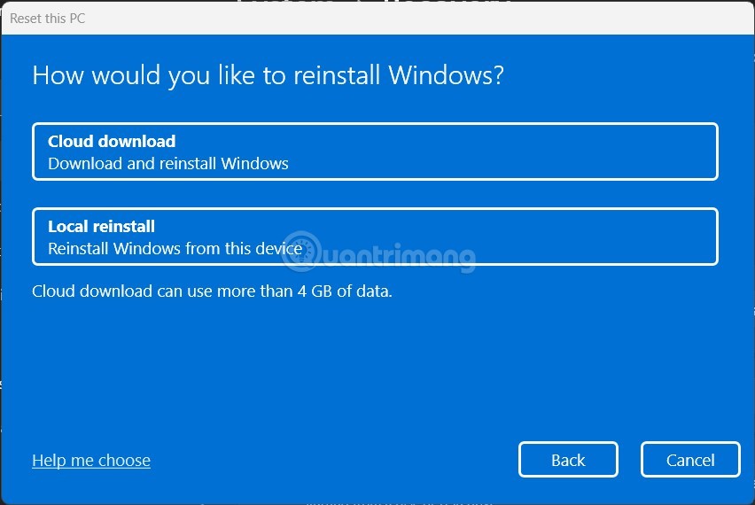 How to reset Windows 11, restore original Windows 11 settings Picture 5