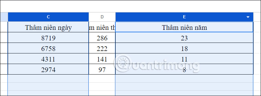 Picture 3 of How to resize cells in Google Sheets