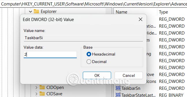 How to resize the Windows 11 Taskbar Picture 5