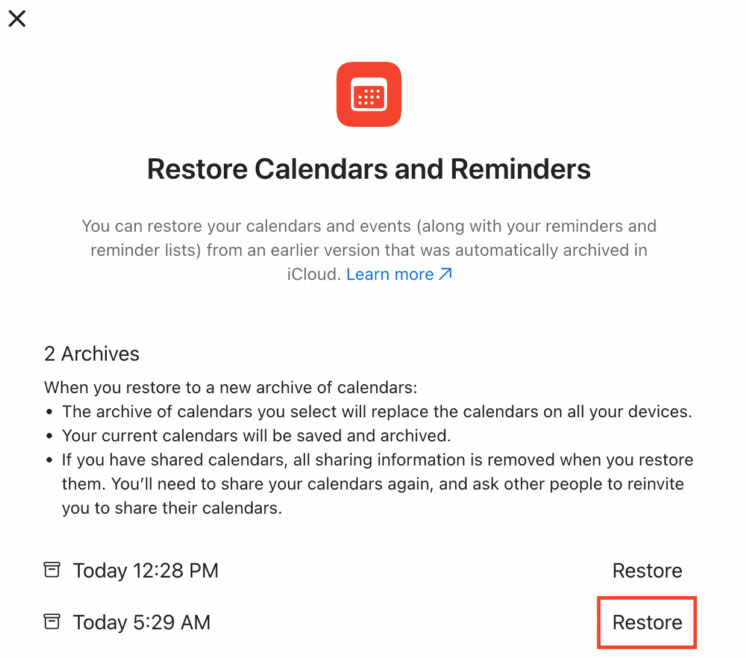 How to Recover Lost Calendar Events After Updating iPhone Picture 9
