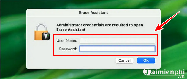 How to restore factory settings on Macbook, Reset the computer to its original state Picture 10