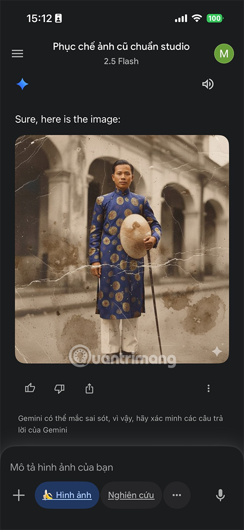 How to restore old photos with AI Gemini Picture 6