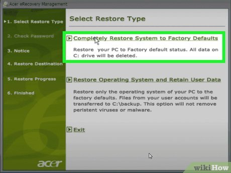 How to Restore Windows 7 Computer to Factory Settings Picture 22