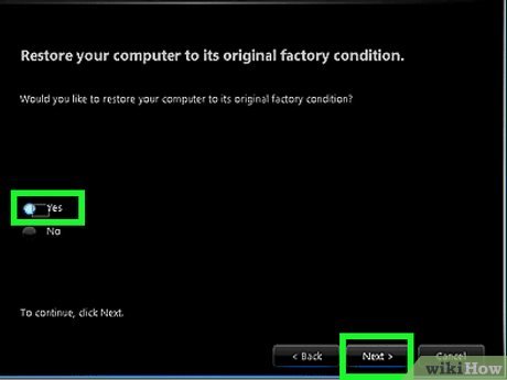 How to Restore Windows 7 Computer to Factory Settings Picture 8