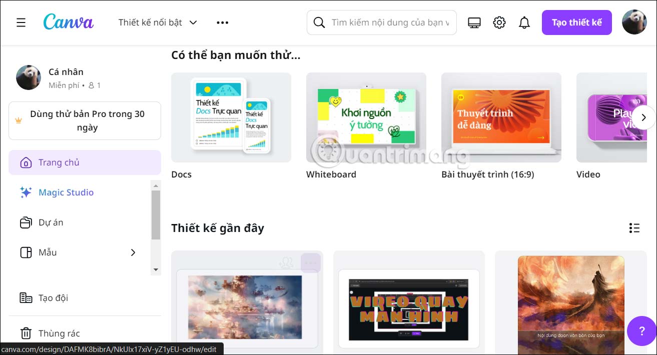 How to return to the old interface on Canva Picture 7