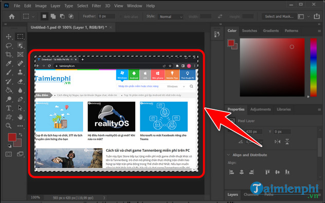How to round the corners of a selection in Photoshop is simple and easy Picture 1