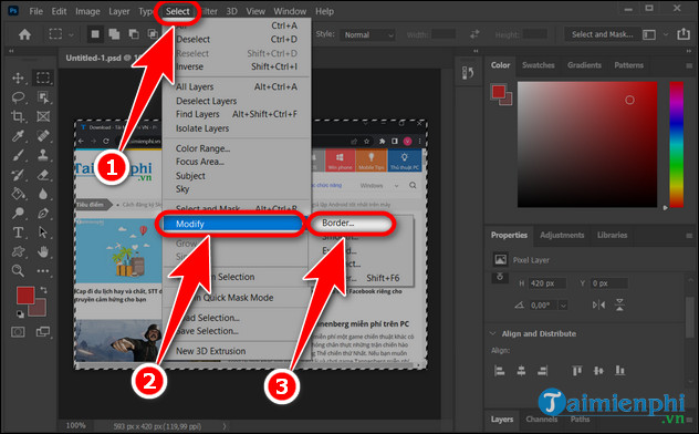How to round the corners of a selection in Photoshop is simple and easy Picture 2