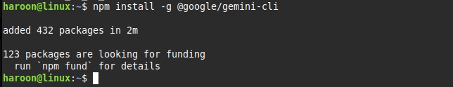 How to Run Gemini CLI AI Agent on Terminal Picture 2