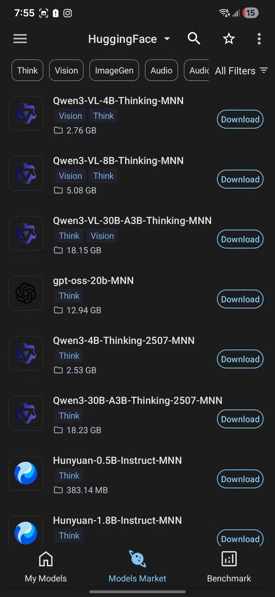 images 2 of How to run LLM on Android phone using MNN Chat