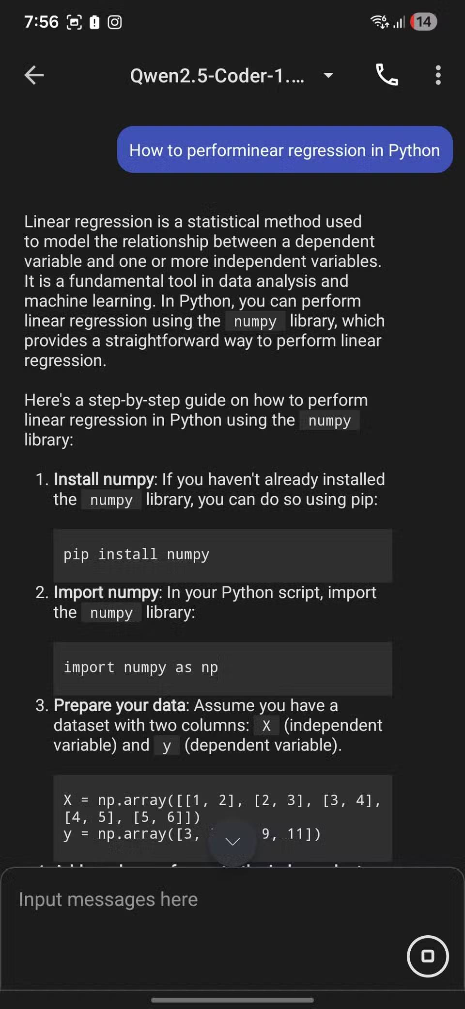 images 4 of How to run LLM on Android phone using MNN Chat