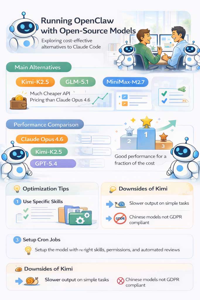 Picture 1 of How to run OpenClaw with an open-source model: saving 90% on costs compared to Claude.