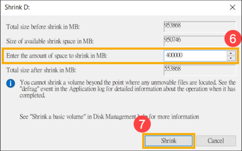 Picture 5 of How to safely partition an SSD on Windows without losing data.