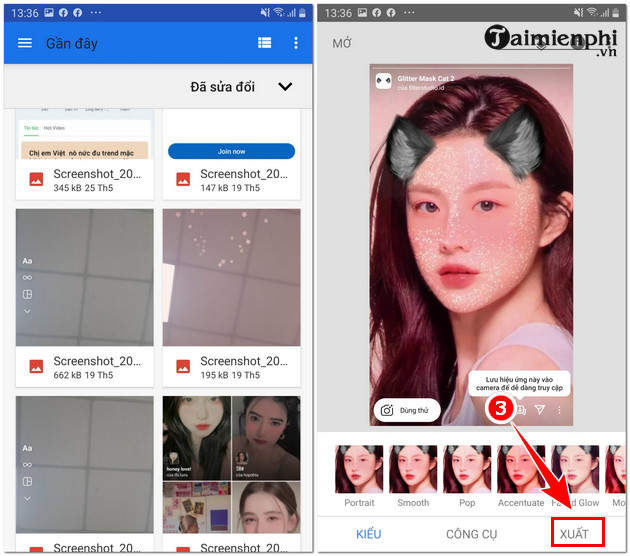 How to save photos on Snapseed to your device Picture 2